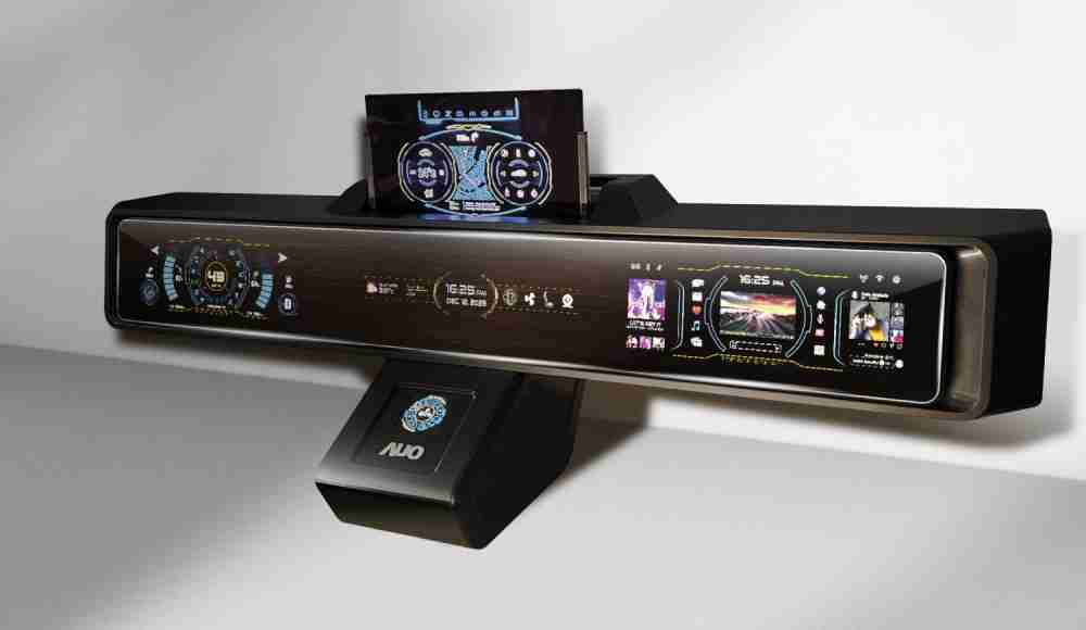 彩霸王Micro LED沉浸式车舱显示方案结合 可卷式、、、、可伸缩的Micro LED应用并可呈现不同的质感纹路，，，展现人性化设计